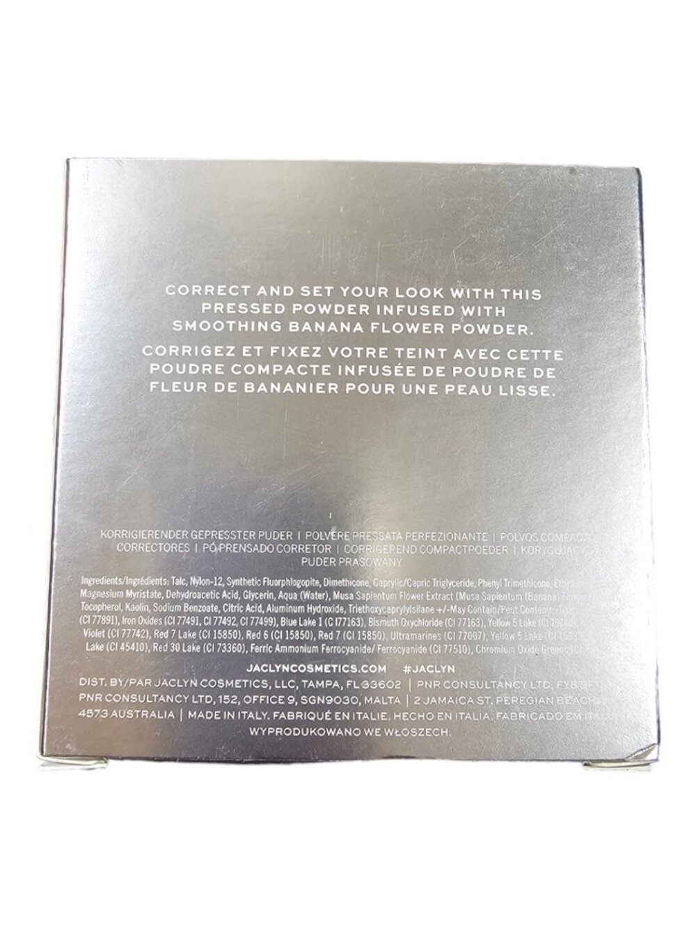 Jaclyn Cosmetics Face It All Brightening Pressed Powder Correcting Tan Color NIB - Picture 4 of 5